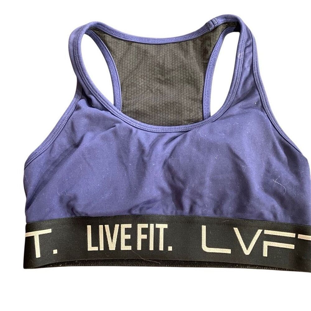 LVFT small sports bra blue